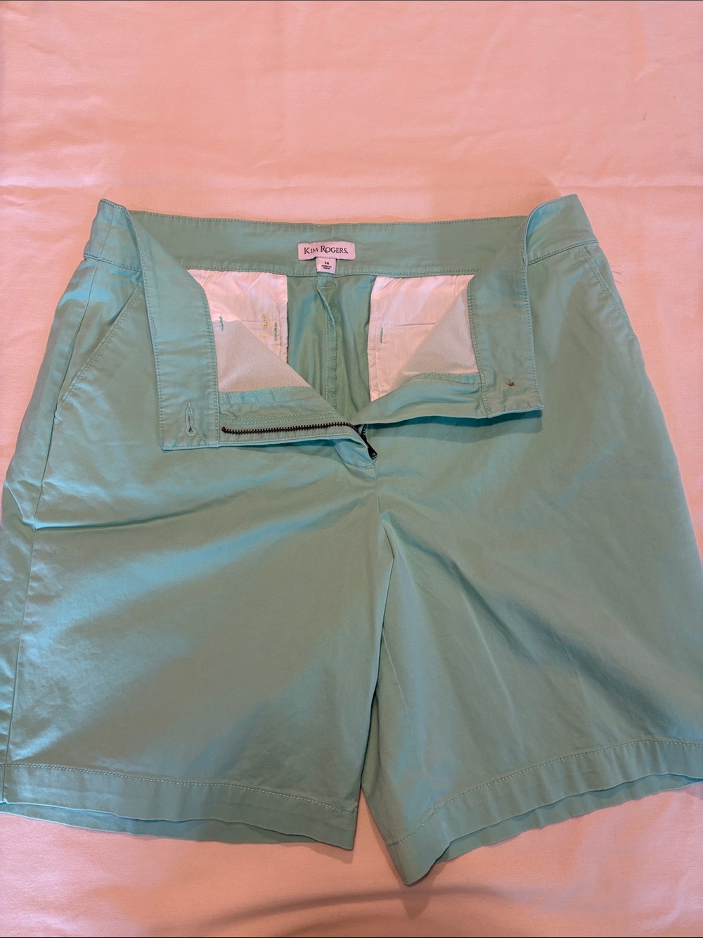 Kim Rogers Aqua Green Women's Bermuda Shorts